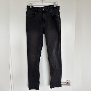 ZARA 15.5” WAIST Classic Men’s Jeans, Black, Size 31.